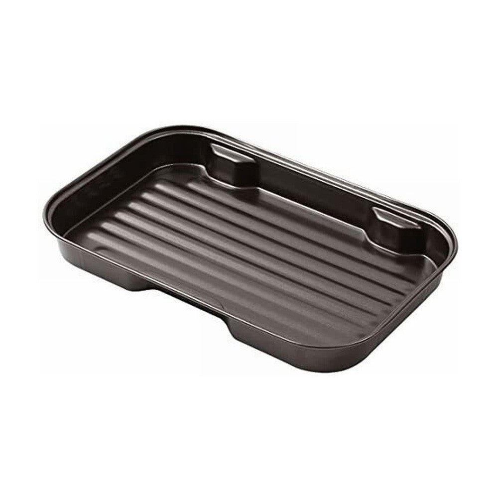 日本製 不沾烤盤︱波浪烤盤 烤麵包 烤魚 烤肉 備料盤