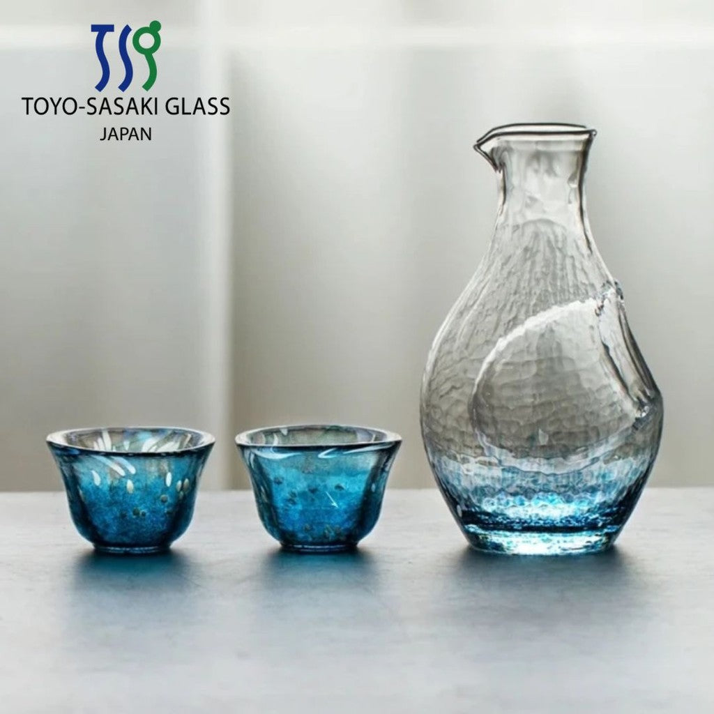 TOYO-SASAKI 絕美冰透藍 冷酒杯壺組 | 東洋佐佐木 日本直送