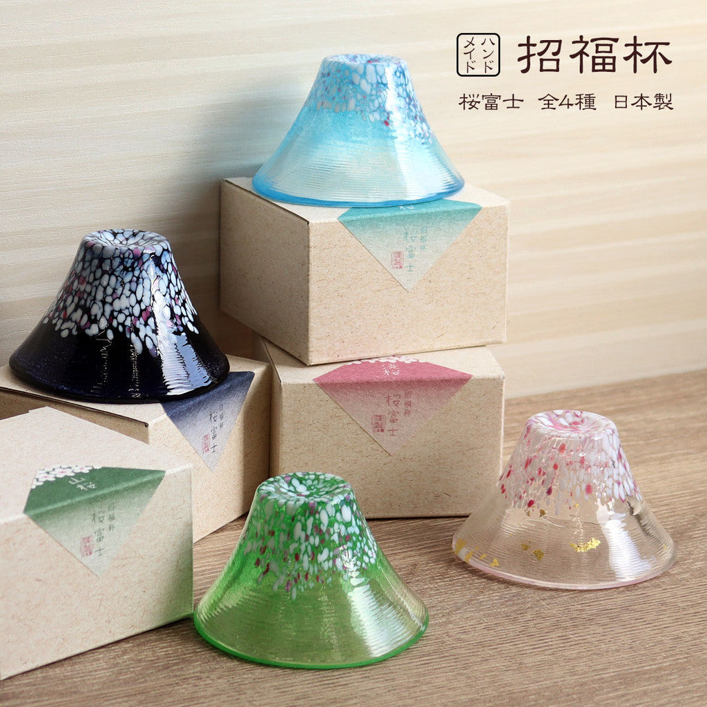 日本製 TOYO-SASAKI 櫻富士招福杯45ml | 東洋佐佐木 清酒杯 對杯