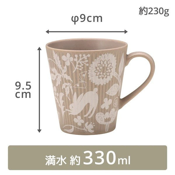 日系質感 美濃燒 輕量化 陶瓷馬克杯 330ml|陶瓷杯 水杯 咖啡杯