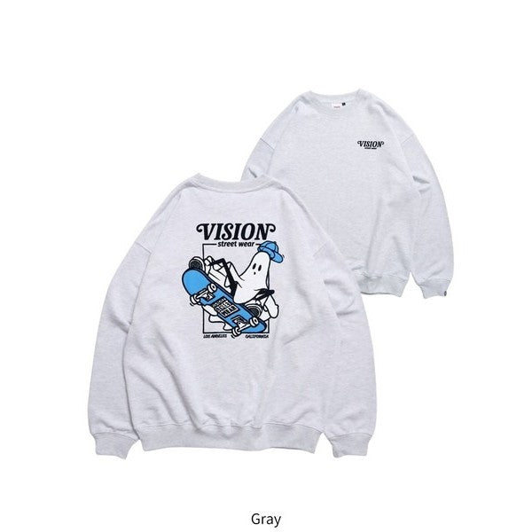 日本代購 VISION STREET WEAR 幽靈滑板衛衣 大學t 美式大學t 大學t長袖 日系大學t