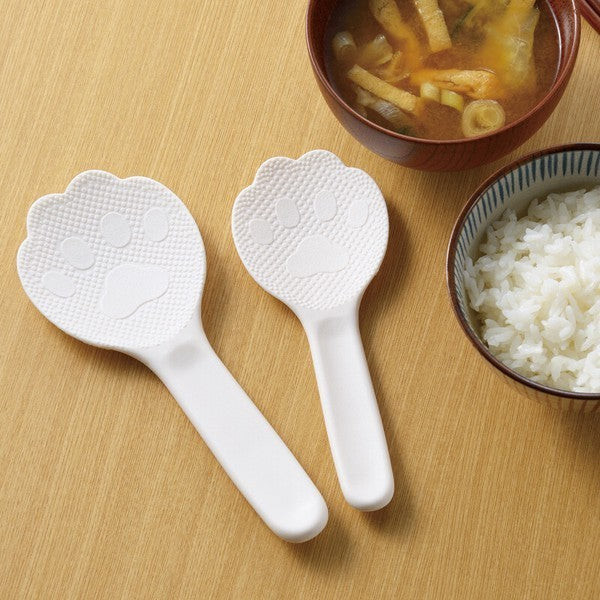 日本製 曙産業 貓咪造型飯匙 不沾米粒設計 可洗碗機|飯匙 飯勺 盛飯勺