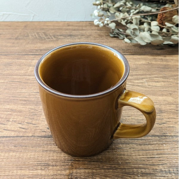 【日本野田】美濃燒 職人釉燒 陶瓷馬克杯 330ml 亮澤釉面 陶瓷咖啡杯 手作溫潤杯身 杯子