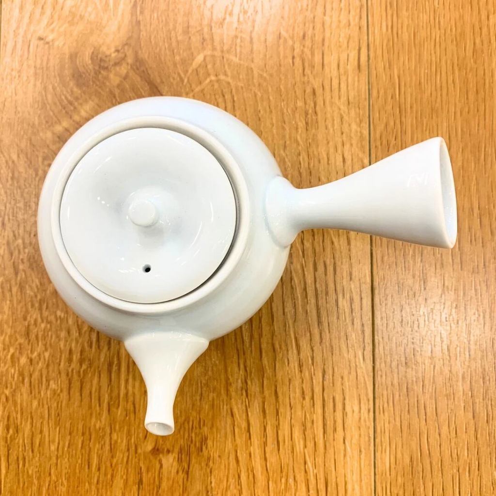 日本製 波佐見燒 青磁姫急須茶壺 湯吞 | 泡茶壺 茶杯 日式茶壺 急須壺 側把壺 陶瓷茶壺