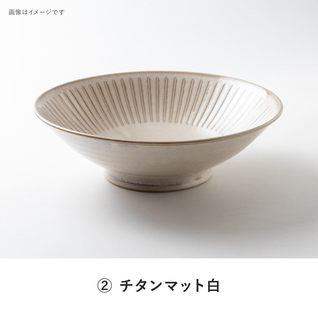 日本製 美濃燒 經典撥水十草陶瓷碗系列 | 十草碗 線條碗 日本製碗 拉麵碗 飯碗 小碟子 多功能碗