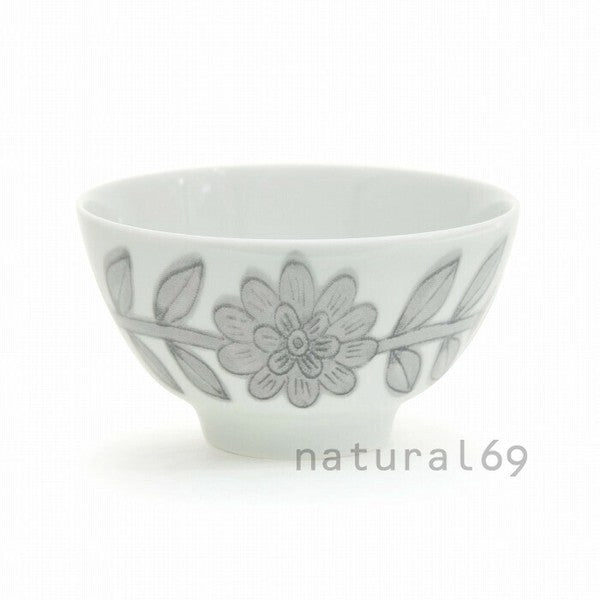 日本製 波佐見燒 北歐雛菊陶瓷碗 | 飯碗 湯碗 寬口碗 深碗 小丼碗 花朵碗 陶瓷飯碗 西山窯
