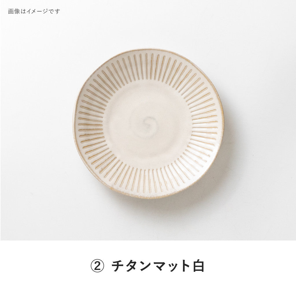 日本製 撥水十草陶瓷餐盤系列 全五種 | 圓盤 深盤 大盤 小碟子 日式盤子 日本製餐盤 十草盤 陶瓷盤