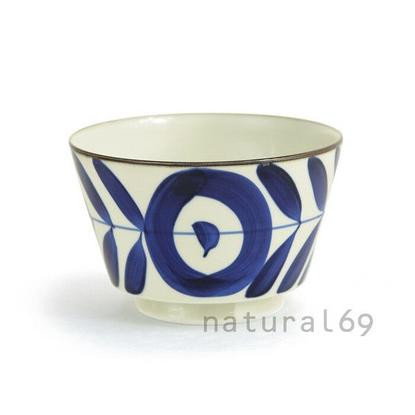 日本製 natural69 波佐見燒 焦吳須丼碗 | 陶瓷碗 大碗 深碗 丼飯碗 烏龍麵碗 碗公 高台碗