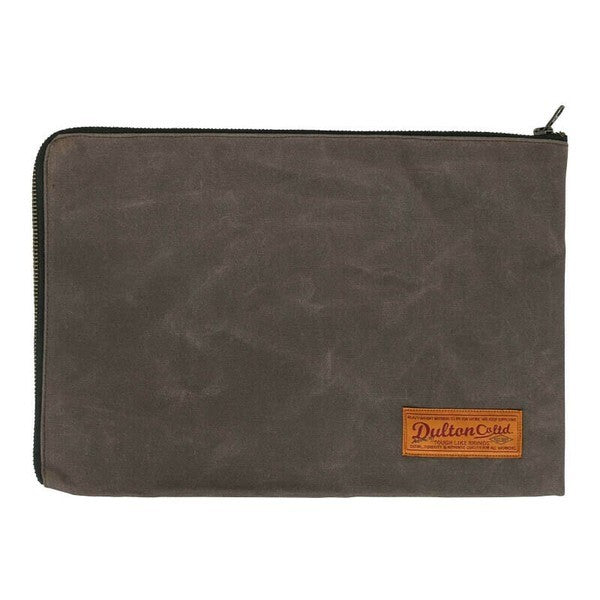 日本 DULTON 塗蠟帆布工具袋 收納包 | 耐磨防水 拉鍊收納包 多功能收納包 手提袋 男用工作包