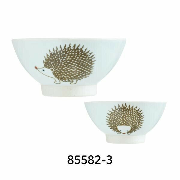 日本製 波佐見燒 可愛陶瓷動物飯碗 | Nordic Animals 北歐風飯碗 輕巧耐用 兒童碗 小碗