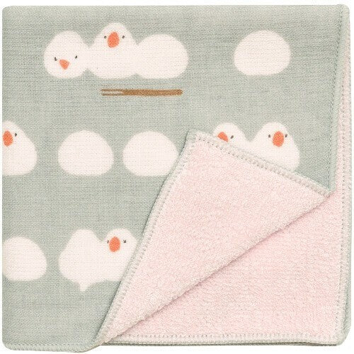 日本製 濱文樣 棉紗手帕巾 25cm 20cm 日本毛巾 吸水毛巾 日本手帕 手帕巾 幼兒園手帕 小毛巾
