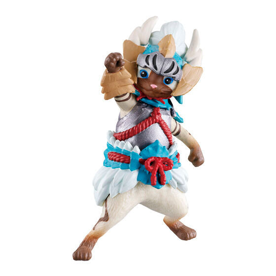 日本 魔物獵人艾路公仔 扭蛋 貓咪公仔 Monster Hunter 隨從貓 模型