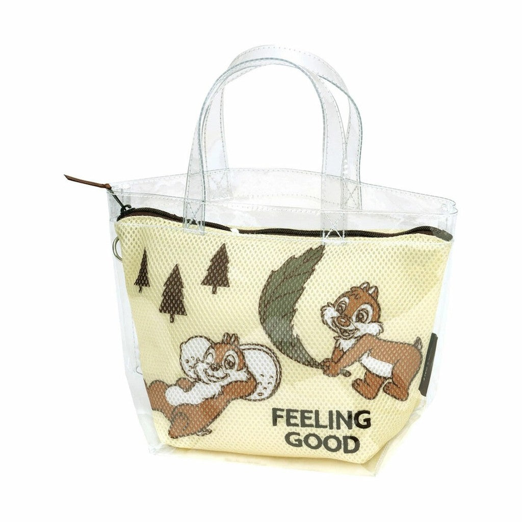 日本 Skater 卡通透明網袋包 內袋可拆洗 | 手提袋 沙灘包 游泳包 收納包 子母包