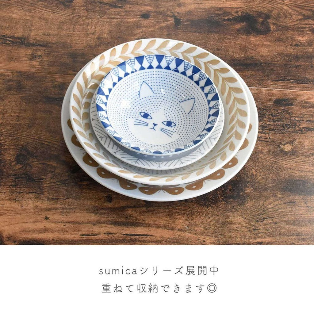 日本製 逸品社 sumica 刺蝟/貓咪/熊/鳥大臉碗盤 | 義大利盤 咖哩碗 陶瓷碗盤 北歐風