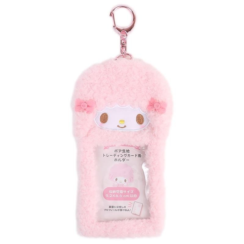 日本限定 三麗鷗 sanrio 絨毛卡套吊飾 | 小卡收納 拍立得 票卡夾 證件套 鑰匙圈