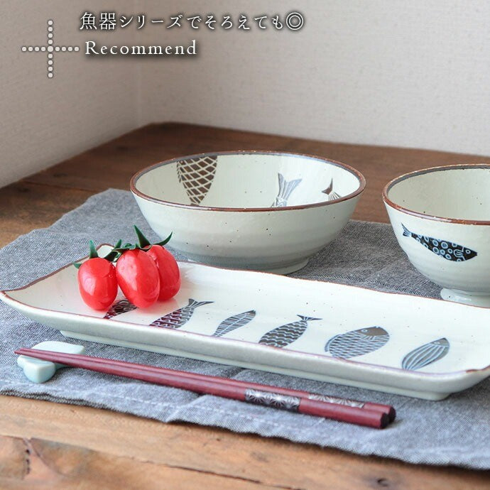 日本製 美濃燒 魚器系列碗盤 | 燒烤盤 長方盤 陶瓷碗盤 烤魚盤 飯碗 湯碗