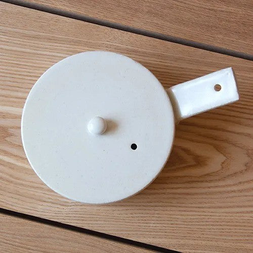 4th market 日本製 耐熱陶瓷煎鍋 附鍋蓋 | 可直火/烤箱 焗烤/蒸煮/煎烤料理 兩色