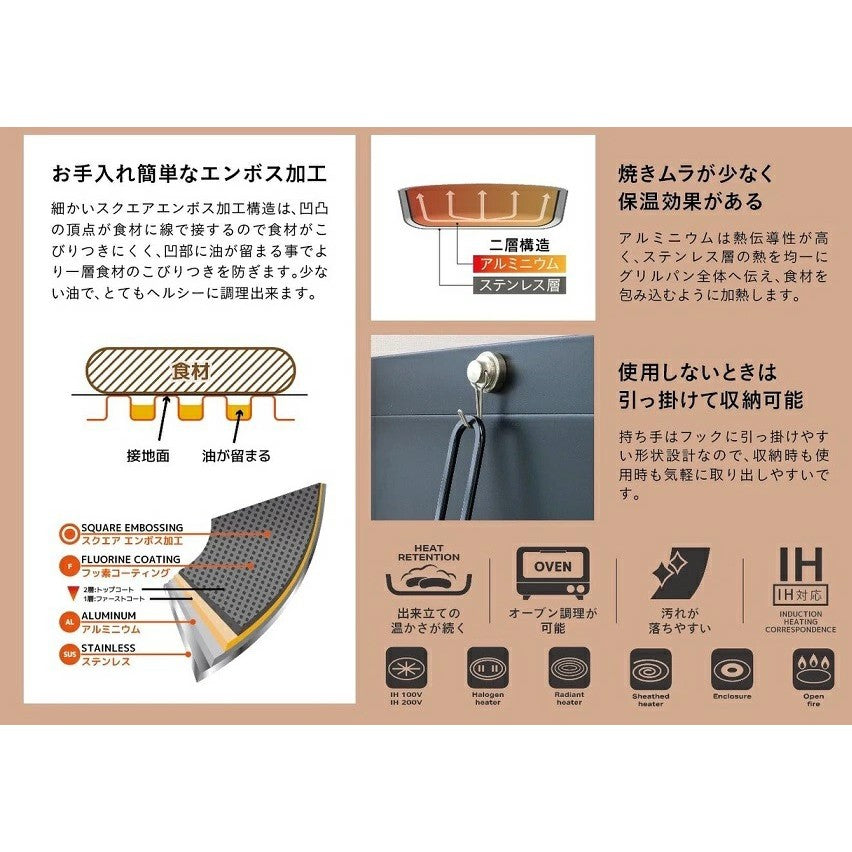 日本 CB JAPAN copan雙層鋁合金鋼製烤盤 26cm | 焗烤/燉飯料理 烤盤 單柄鍋 鍋子