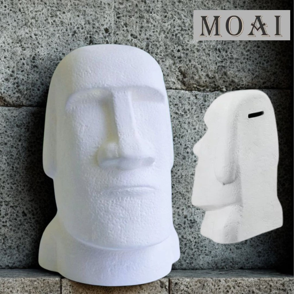 日本 Sunart 摩艾再現! 石像存錢筒 盒裝 | 復活島摩艾 摩艾石像 摩艾存錢筒 送禮 交換禮物