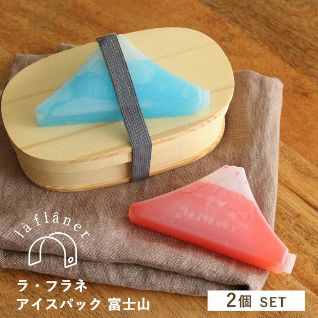 富士山造型冰磚 2入︱保冷劑 午餐 便當 野餐必備