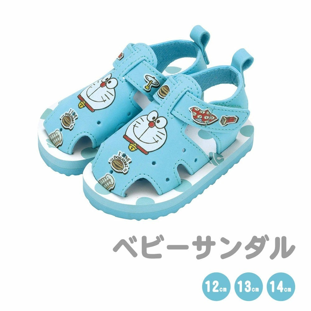 日本 Skater 包腳趾嬰幼兒涼鞋 12/13/14cm 恐龍 哆啦A夢 | EVA涼鞋 學步涼鞋