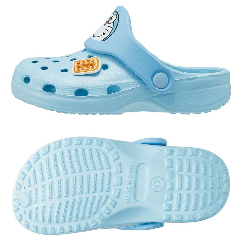 日本 Skater 輕便兒童涼鞋 | 卡通 洞洞鞋 布希鞋 EVA 拖鞋 可固定腳跟 哆啦A夢 恐龍