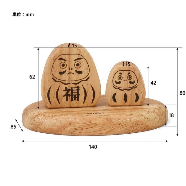 達摩木製擺飾 NEIN MARKE︱開運 招福 裝飾品 禪風擺設