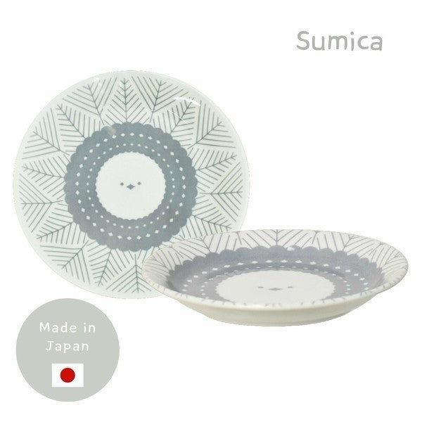 日本製 逸品社 sumica 刺蝟/貓咪/熊/鳥大臉碗盤 | 義大利盤 咖哩碗 陶瓷碗盤 北歐風