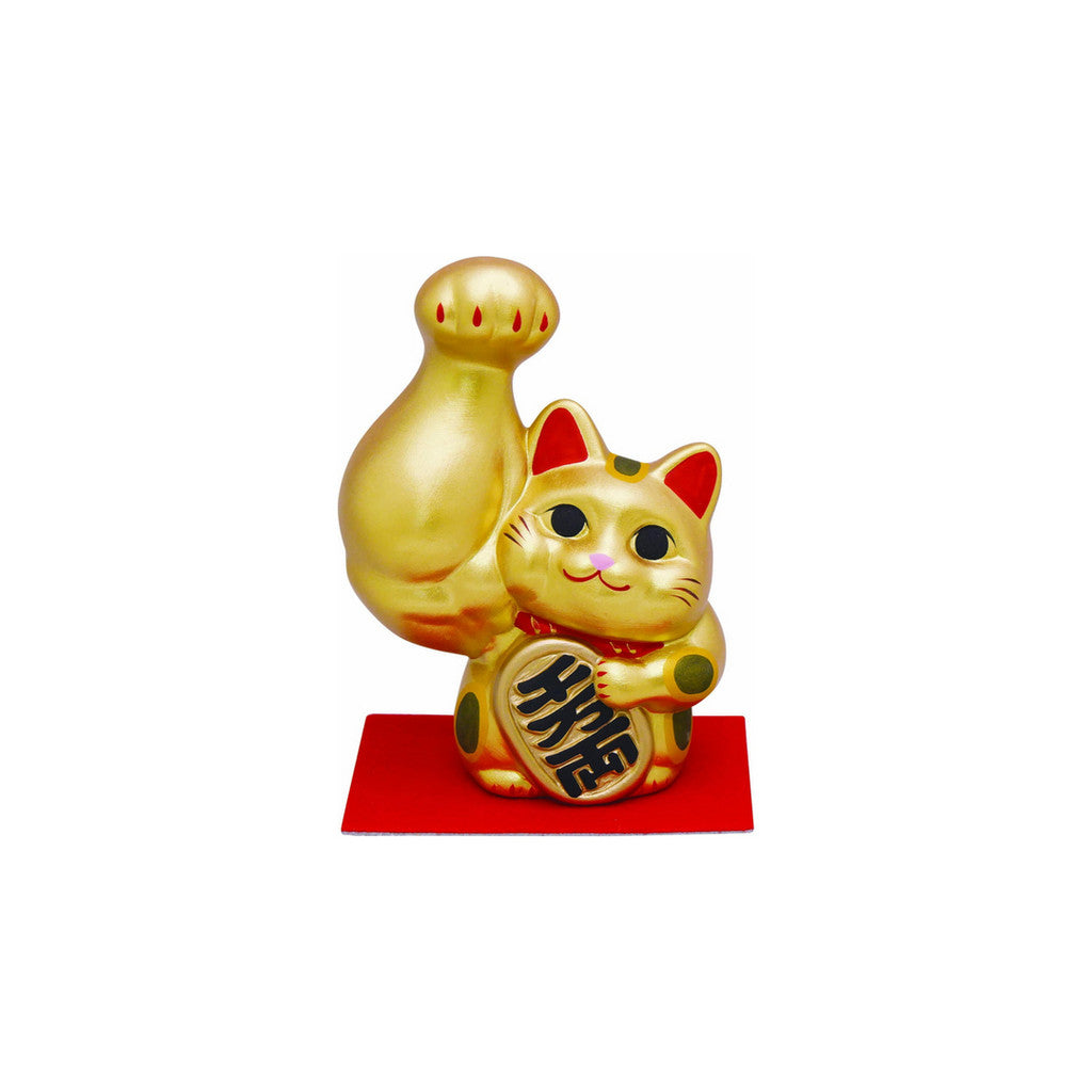 龍虎堂 金色肌肉強臂招財貓︱招財招福 擺件