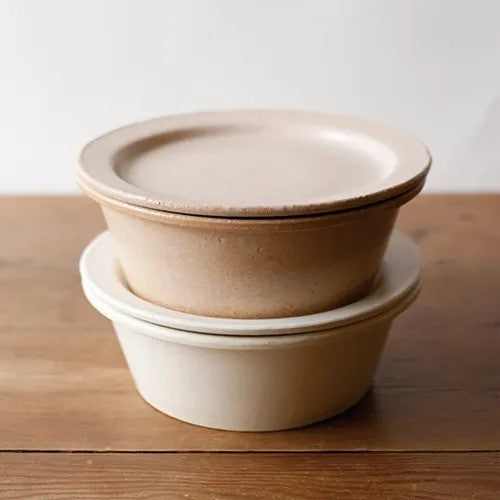 4th market 日本製 萬古燒 6號直火湯碗 湯蓋 三色 | 泡麵碗 一人用土鍋 陶瓷碗 圓盤