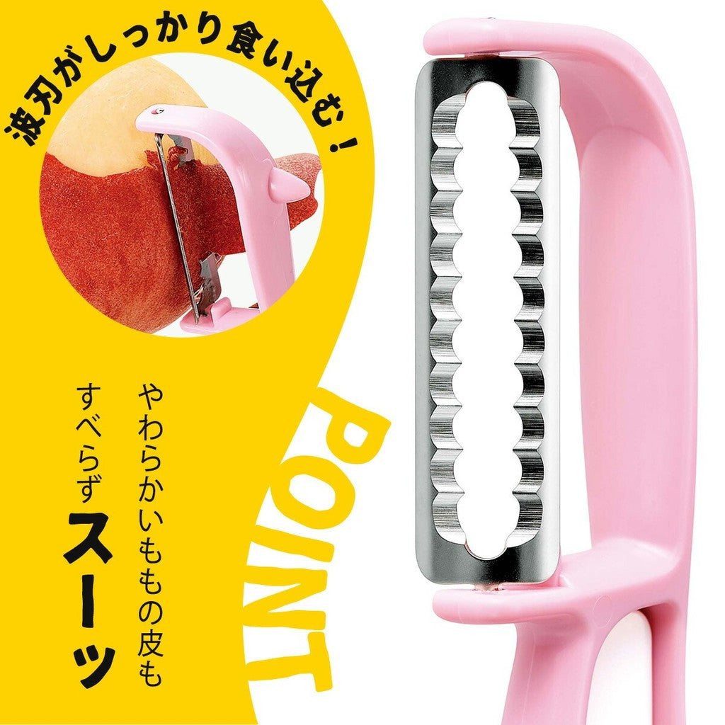 日本製 下村工業 直式薄皮水果刨刀 | 削皮刀 水蜜桃 番茄 薄皮蔬果削皮器 不鏽鋼 軟皮專用 刨刀