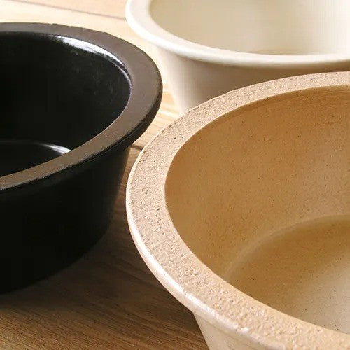 4th market 日本製 萬古燒 6號直火湯碗 湯蓋 三色 | 泡麵碗 一人用土鍋 陶瓷碗 圓盤