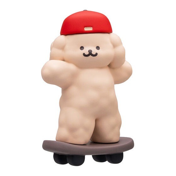 日本 BANDAI 萬代 Tombonia公仔 扭蛋 線條小狗 模型 貴賓狗 公仔 可愛狗狗 轉蛋