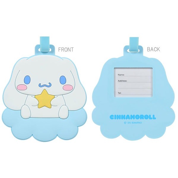 日本 正版三麗鷗 Sanrio 行李吊牌 | 凱蒂貓 酷洛米 大耳狗 美樂蒂 吊牌 軟膠吊牌
