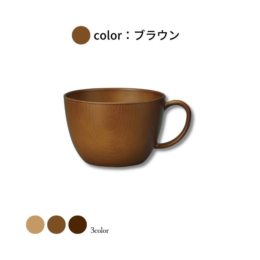 NH home 木紋馬克杯 450ml︱樹脂餐具 耐摔 露營 野餐