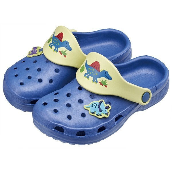 日本 Skater 輕便兒童涼鞋 | 卡通 洞洞鞋 布希鞋 EVA 拖鞋 可固定腳跟 哆啦A夢 恐龍