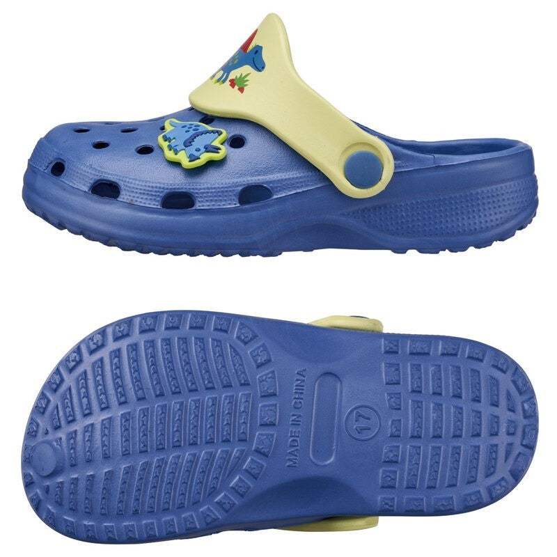 日本 Skater 輕便兒童涼鞋 | 卡通 洞洞鞋 布希鞋 EVA 拖鞋 可固定腳跟 哆啦A夢 恐龍