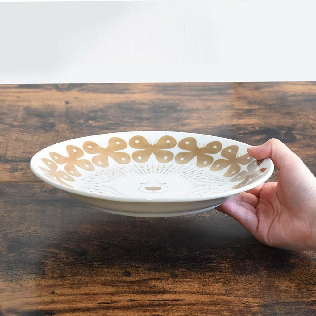 日本製 逸品社 sumica 刺蝟/貓咪/熊/鳥大臉碗盤 | 義大利盤 咖哩碗 陶瓷碗盤 北歐風