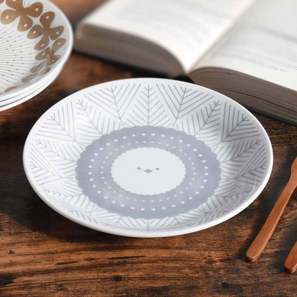 日本製 逸品社 sumica 刺蝟/貓咪/熊/鳥大臉碗盤 | 義大利盤 咖哩碗 陶瓷碗盤 北歐風