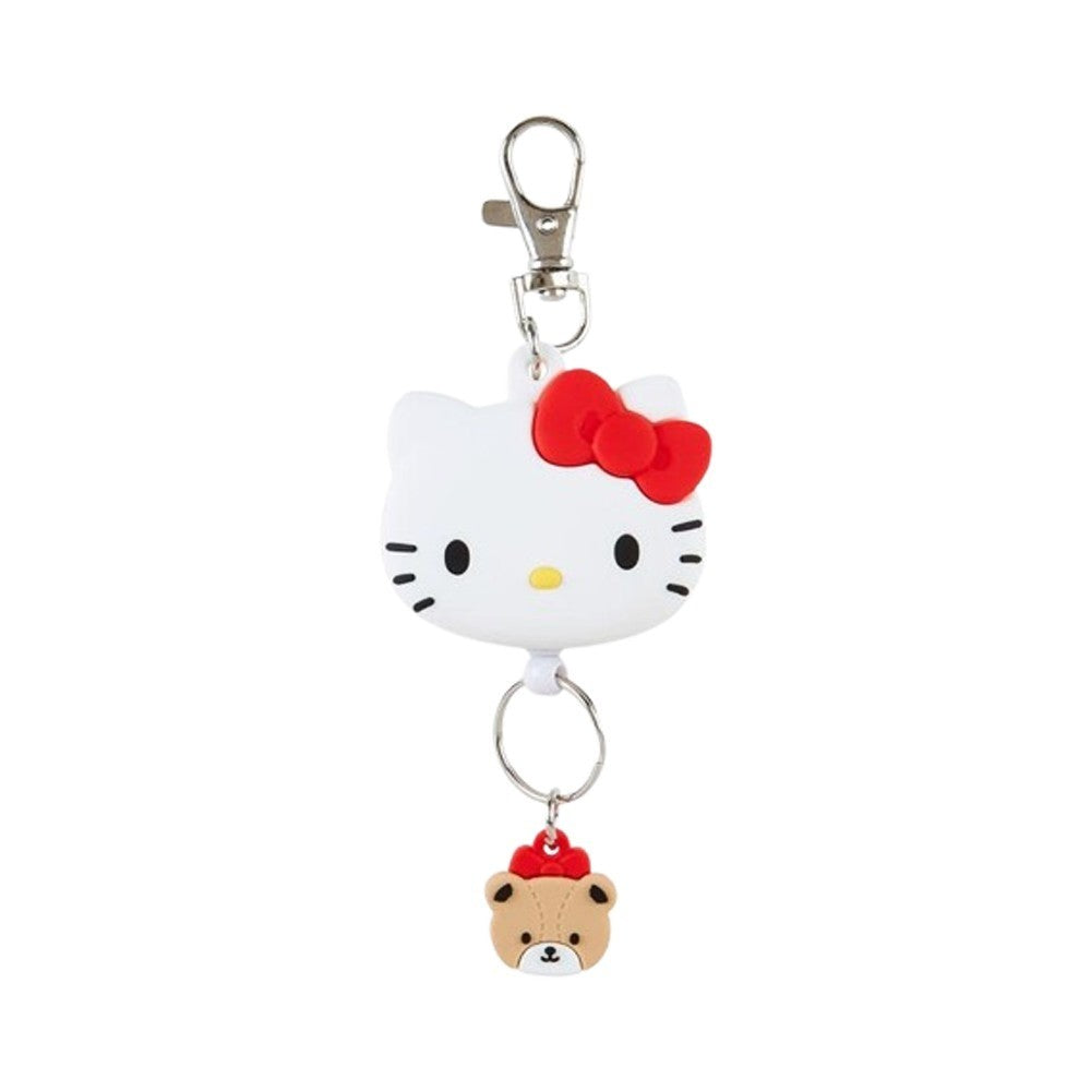 日本 正版三麗鷗 矽膠伸縮鑰匙圈 | Sanrio 易拉扣 鑰匙扣 酷洛米 美樂蒂 凱蒂貓