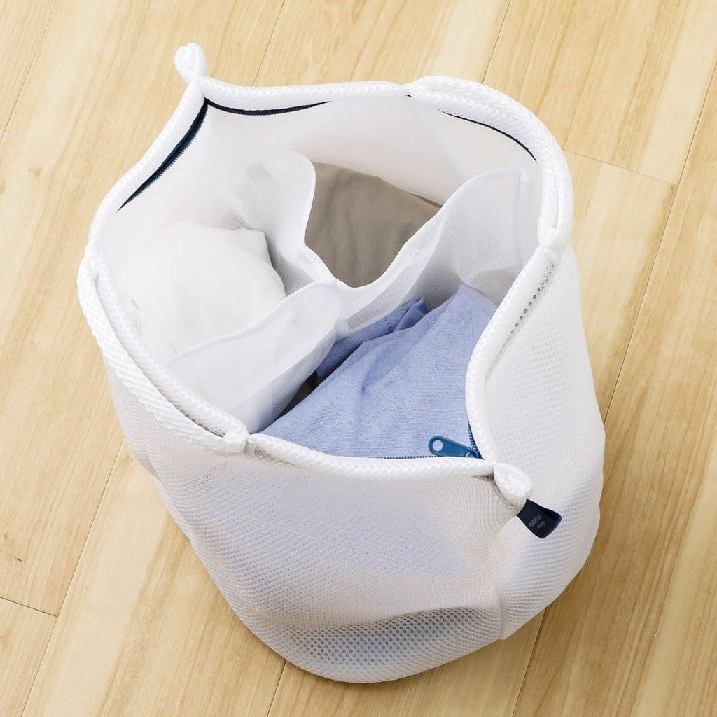 日本 3coins 三格加厚洗衣袋 附提把 | 分隔洗衣袋 洗衣籃 曬衣籃 加厚抗菌