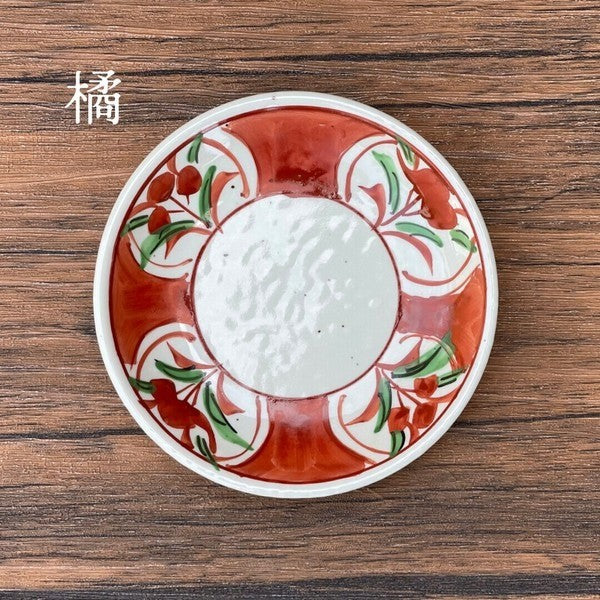 日本製 美濃燒 吾山窯 手繪楓葉杯碟 | 豬口杯 蒸蛋杯 蕎麥麵杯 小碟子 點心盤