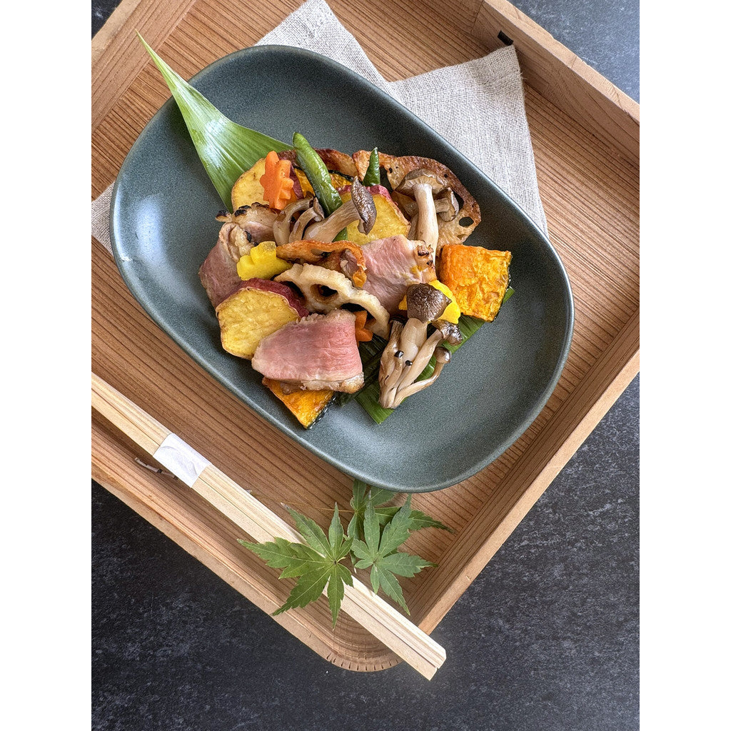 美濃燒 和風小判盤︱5色 橢圓盤 盤子 蛋糕盤 點心盤 陶瓷 日式餐具