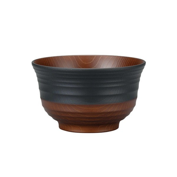 日本製 傳統色木紋樹脂丼 | 露營 野餐 日式飯碗 輕量碗 可微波爐 可機洗