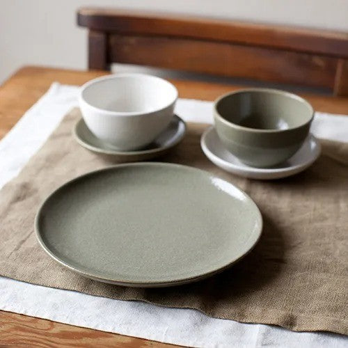 4th market 日本製 Diska志野釉半瓷碗 三色 | 陶碗 飯碗 小碗 厚釉 粗陶碗