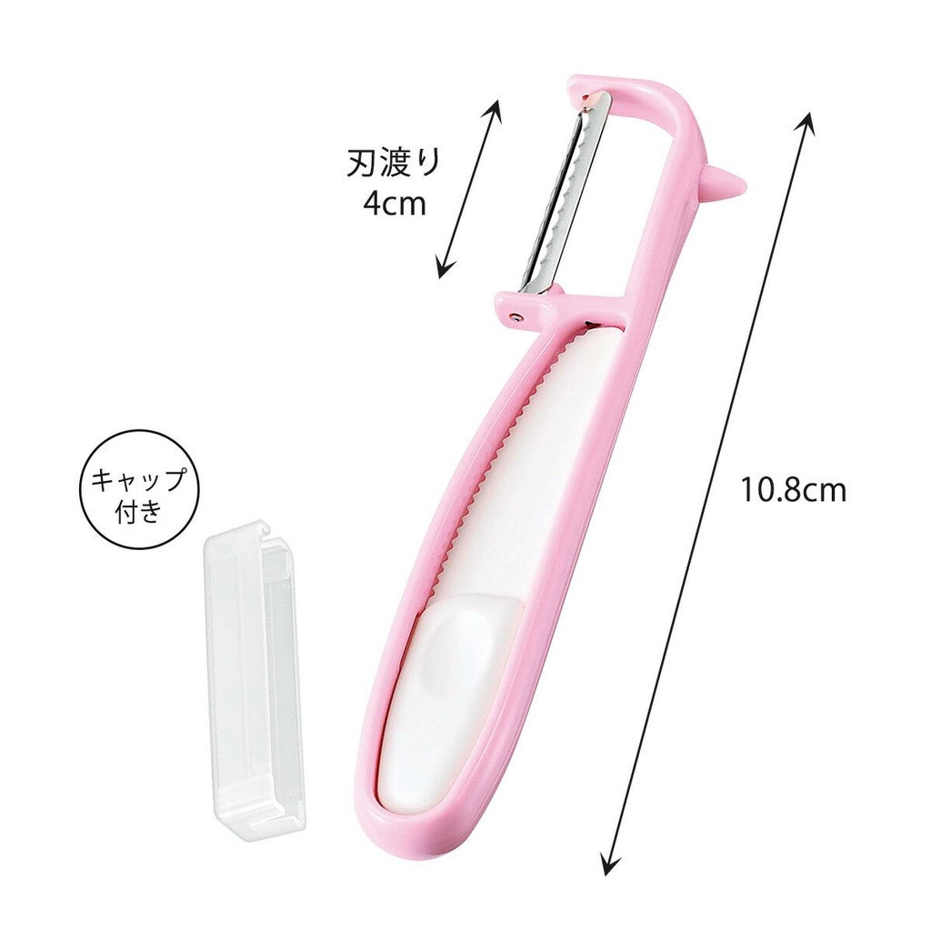 日本製 下村工業 直式薄皮水果刨刀 | 削皮刀 水蜜桃 番茄 薄皮蔬果削皮器 不鏽鋼 軟皮專用 刨刀