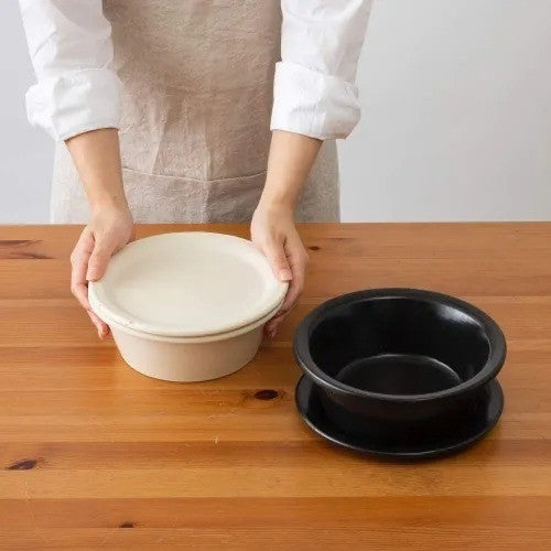 4th market 日本製 萬古燒 6號直火湯碗 湯蓋 三色 | 泡麵碗 一人用土鍋 陶瓷碗 圓盤