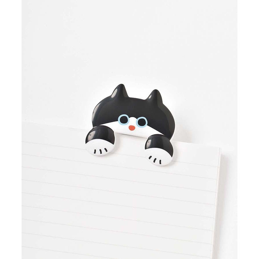 日本 sun-star JITTOME 貓咪造型夾 | 文件夾 手帳夾 收據夾 密封夾