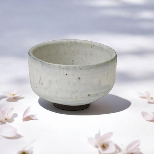 日本製 美濃燒 正陶 御影白結晶抹茶碗 | 日式抹茶碗 製茶碗 茶杯 茶具 泡茶 抹茶杯 陶瓷杯