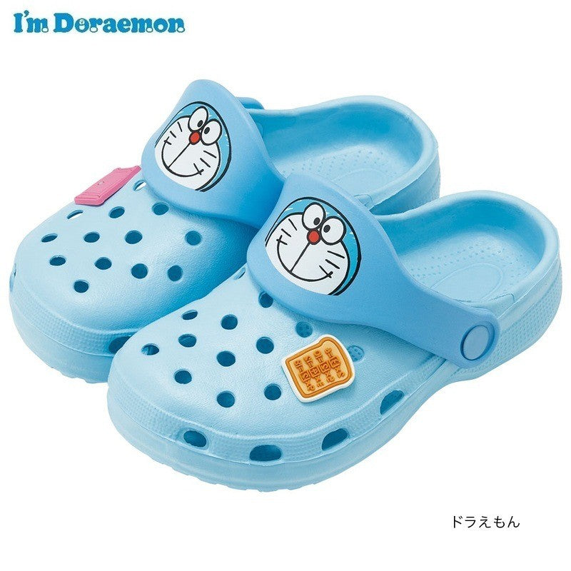 日本 Skater 輕便兒童涼鞋 | 卡通 洞洞鞋 布希鞋 EVA 拖鞋 可固定腳跟 哆啦A夢 恐龍